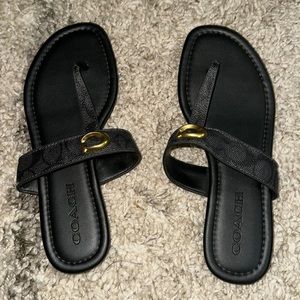 Coach Sandles womens size 7.5 never worn